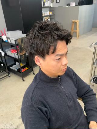 ショート パーマ メンズ メンズ専門サロン wokeのヘアスタイル