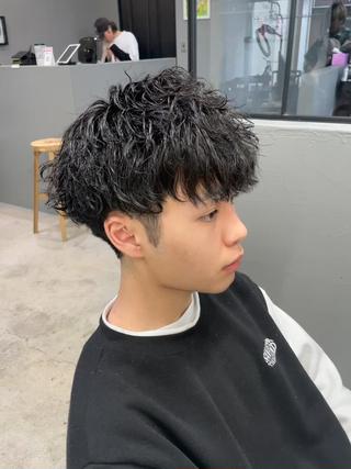 ショート パーマ メンズ メンズ専門サロン wokeのヘアスタイル