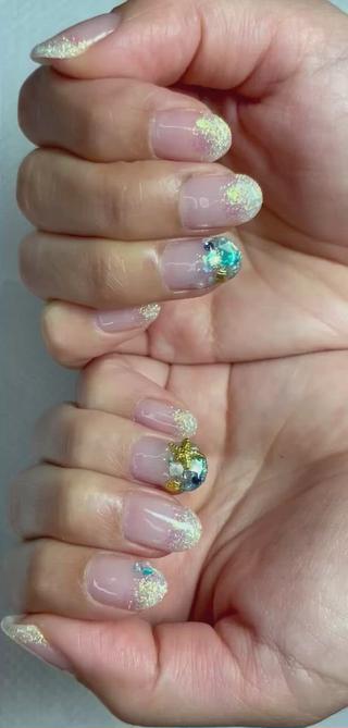 ジェル
ラメグラデ 