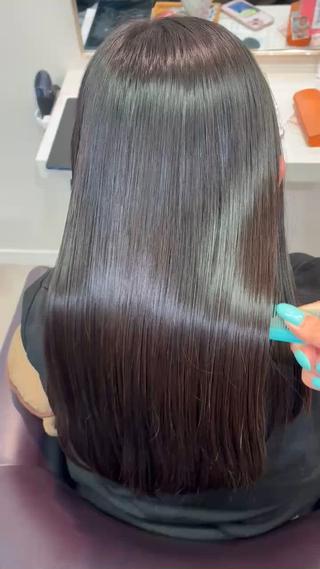 ロング アレンジ/縮毛矯正 FACE。ゆのんのヘアスタイル