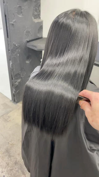 しっかり薬の後処理をする私の縮毛矯正なら同日のカラー施術もダメージ最小限で可能です！ 