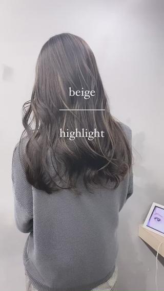 ロング カラー opus 店長大和 レイヤー/赤み消しのヘアスタイル