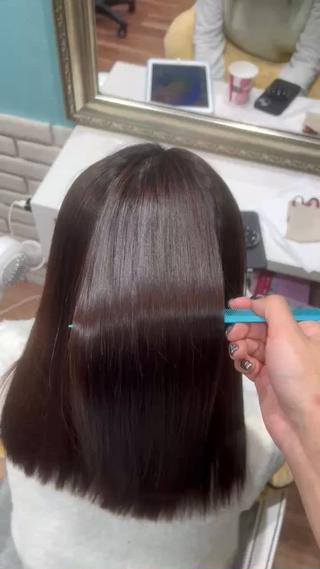 ミディアム 髪質改善/暗髪 /高田馬場/Renのヘアスタイル