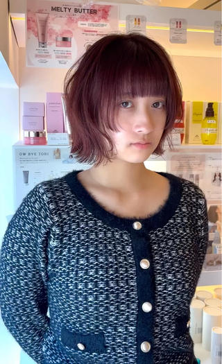 ショート カラー 艶髪ハイトーン/ レイヤー/yuiのヘアスタイル