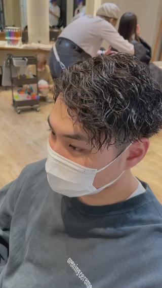 ショート パーマ キッズ amie高崎所属・高崎メンズパーマ 髪質改善TAKEのヘアスタイル