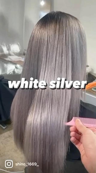 ロング カラー ✨艶ブリーチカラー ✨四ノ宮裕己のヘアスタイル