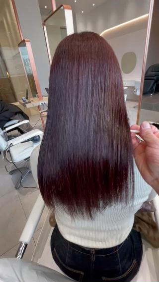 セミロング カラー 艶髪専門美容師 梅村晋平のヘアスタイル