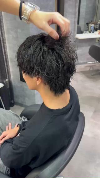 パーマ メンズ RAISE by_WHITEのヘアスタイル