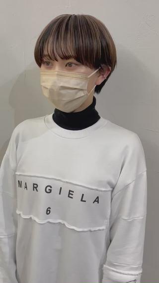 ショート カラー 千葉 郁也のヘアスタイル