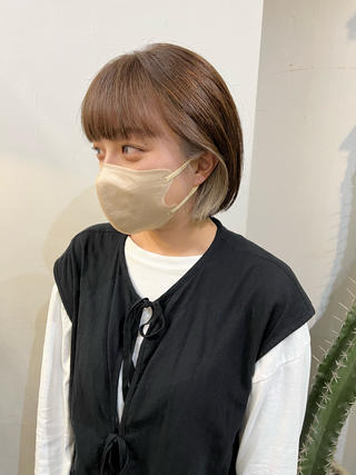 ショート カラー 千葉 郁也のヘアスタイル