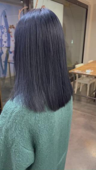 ミディアム カラー 千葉 郁也のヘアスタイル