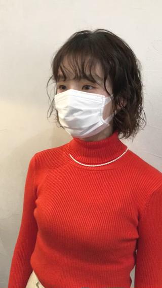 ショート パーマ 千葉 郁也のヘアスタイル