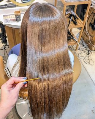 ロング 縮毛矯正/レイヤー 💎やまもとちひろのヘアスタイル