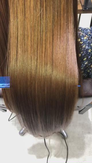 髪質改善トリートメント　酸熱トリートメント 