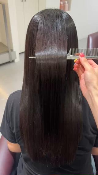 ロング ️🫧透明感カラー& 髪質改善🎀いさきのヘアスタイル