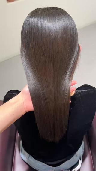 セミロング ️🫧透明感カラー& 髪質改善🎀いさきのヘアスタイル