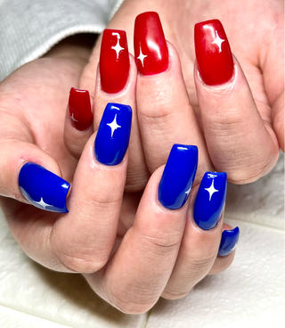 ミディアム ネイル まり りぃ〜んのネイルデザイン