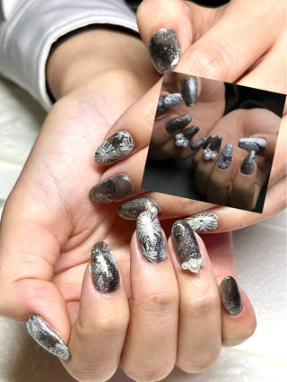 ミディアム ネイル まり りぃ〜んのネイルデザイン