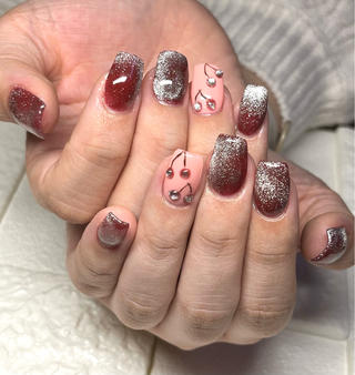 ミディアム ネイル まり りぃ〜んのネイルデザイン