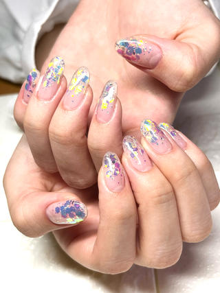 ミディアム ネイル まり りぃ〜んのネイルデザイン