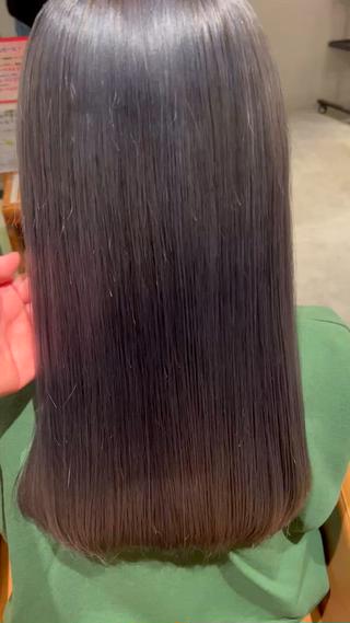 ダブルカラーしたのにこんなにツヤツヤ