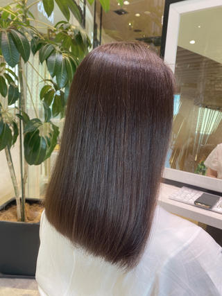大人気　髪質改善×艶カラー 