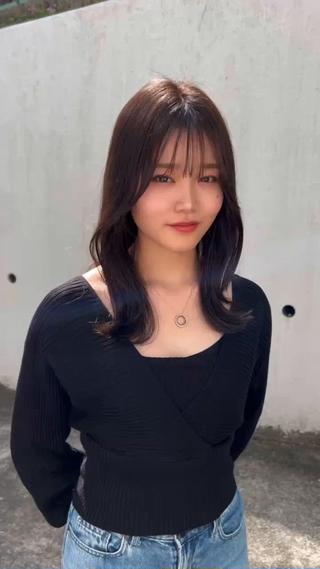 ロング 【艶ヘア】 どうまえのヘアスタイル