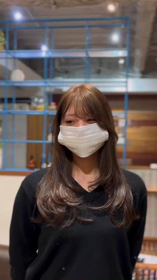 ロング カラー RINNO🌷艶髪/ 透明感&艶カラーのヘアスタイル