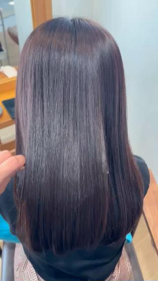 セミロング カラー RINNO🌷艶髪/ 透明感&艶カラーのヘアスタイル