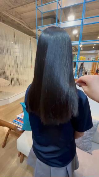 セミロング パーマ RINNO🌷艶髪/ 透明感&艶カラーのヘアスタイル