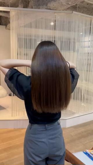 ロング RINNO🌷艶髪/ 透明感&艶カラーのヘアスタイル