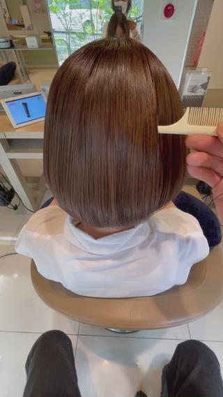 ボブやショートボブにも髪質改善は◎
ぜひお試しください 