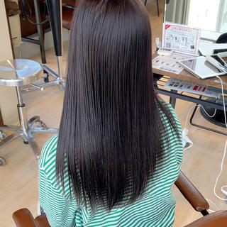 ロング カラー レイヤー/顔周り /透明感🩶高橋大のヘアスタイル