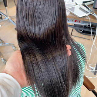 ロング カラー レイヤー/顔周り /透明感🩶高橋大のヘアスタイル