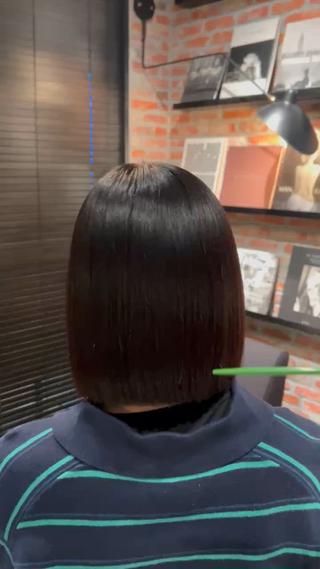 パーマ organic＋atelier所属・りお ブリーチ/パーマのヘアスタイル