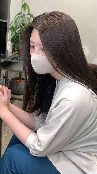 ロング 髪質改善/縮毛矯正 /美髪カラー/こてのヘアスタイル