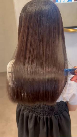 髪質改善ストレートで毎朝を楽に♪ 