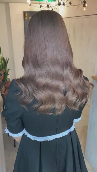 #ブリーチ2回
#ハイトーンカラー
#ミルクティーベージュ
#TOKIOトリートメント 