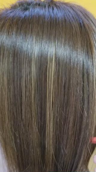 水素トリートメント付きの120分ヘッドスパで髪の毛も軽くなり、ツヤツヤに 