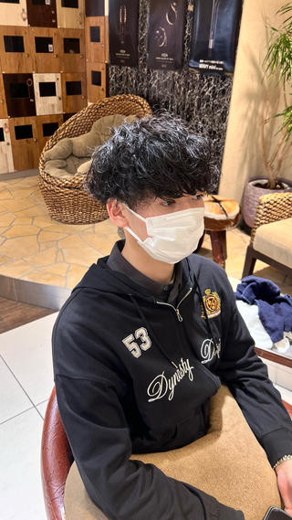 パーマ メンズ 毛流れ職人 /和田瑞生のヘアスタイル