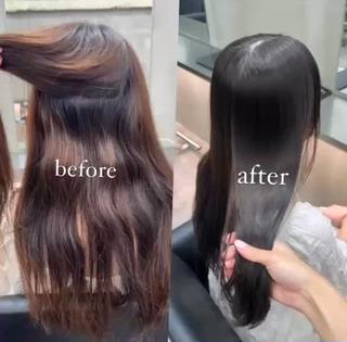 ストレートは地毛風で柔らかいstyle
その日からでも巻けるstraight hair
髪の負担が軽減される薬剤です

ストレートで気になる広がり癖を抑えましょう
ひとりひとりの癖によって薬剤やり方変えてます！
癖が強い方は縮毛でのご案内もあります

ストレートだけでも可愛いhair style作りましょ
是非気になる方は一度ご相談ください！ 