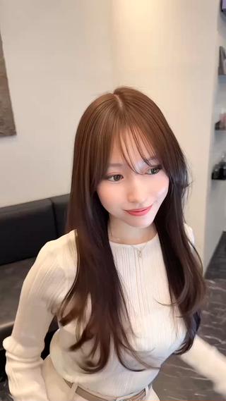 韓国レイヤーカットでワンカールでも可愛い韓国アイドルヘアに髪質改善カラーとイルミナカラーで色落ちも可愛い韓国ヘアに導きます 