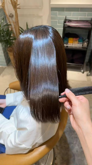 #縮毛矯正 #美髪矯正 #髪質改善 #艶髪