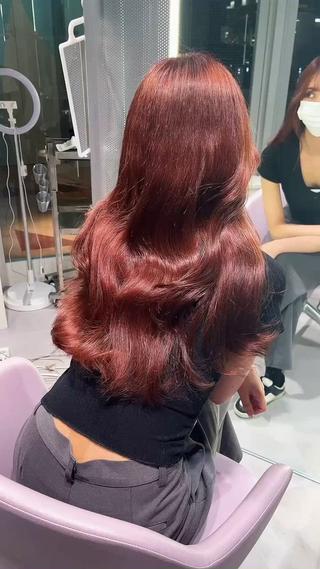 ロング ヘアアレンジ 韓国ヘア/髪質改善 TAKAHIROのヘアスタイル