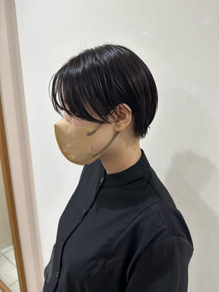 ショート カラー 巻けるケア縮毛矯正✨ ケアカラー✨山下のヘアスタイル