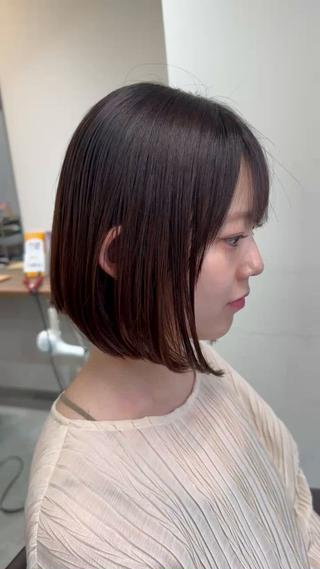 ボブ/ミニボブ/小顔カット/似合わせカット/縮毛矯正/髪質改善/渋谷/渋谷美容室 