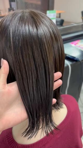 赤みが嫌で透明感が欲しい方にオススメ
透明感爆発グレージュ
ワンカラーからできます*゜ 