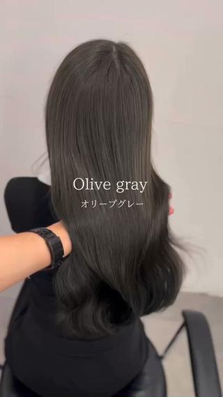 ロング しゅういち/赤み消し カラー特化のヘアスタイル