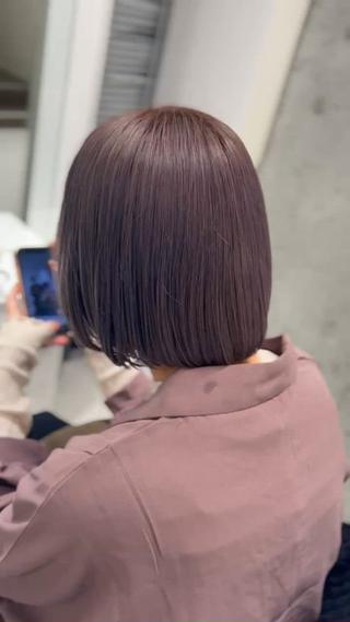 ショート カラー shizuna/平尾 /カラー/髪質改善のヘアスタイル