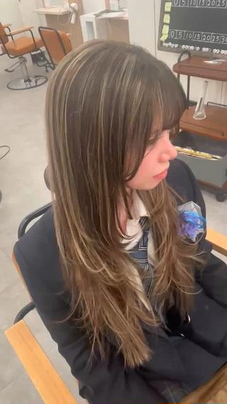 ロング カラー SHIAN【シアン】 🍒ゆな🍒のヘアスタイル